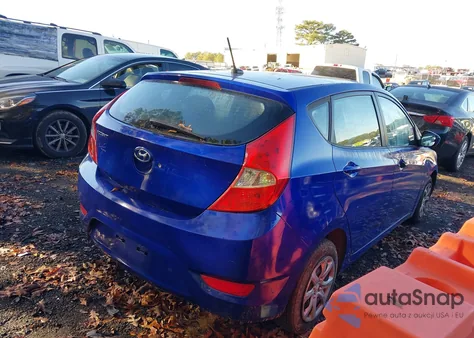 2012 Hyundai Accent Gs из США, поврежденный, VIN KMHCT5AE2CU048331